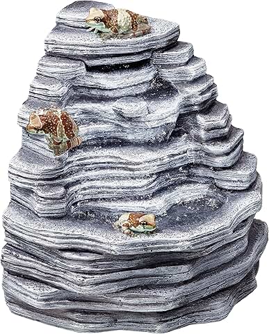 Small reptile terrarium waterfall decor