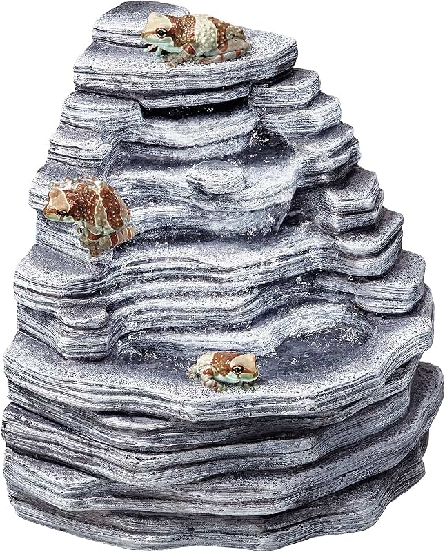 Small reptile terrarium waterfall decor