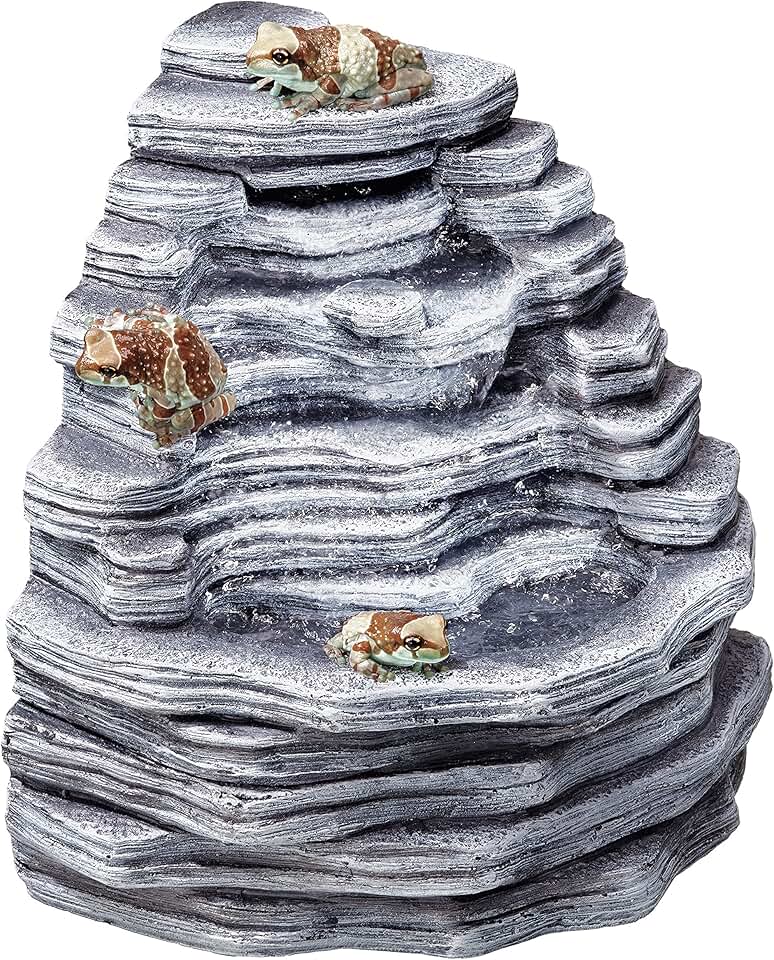Small reptile terrarium waterfall decor