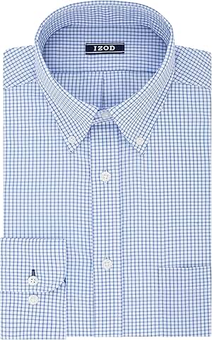 Men's Tall Fit Stretch Check Dress Shirt