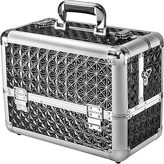 Black Cosmetic Case, 14 x 8 x 11 inches
