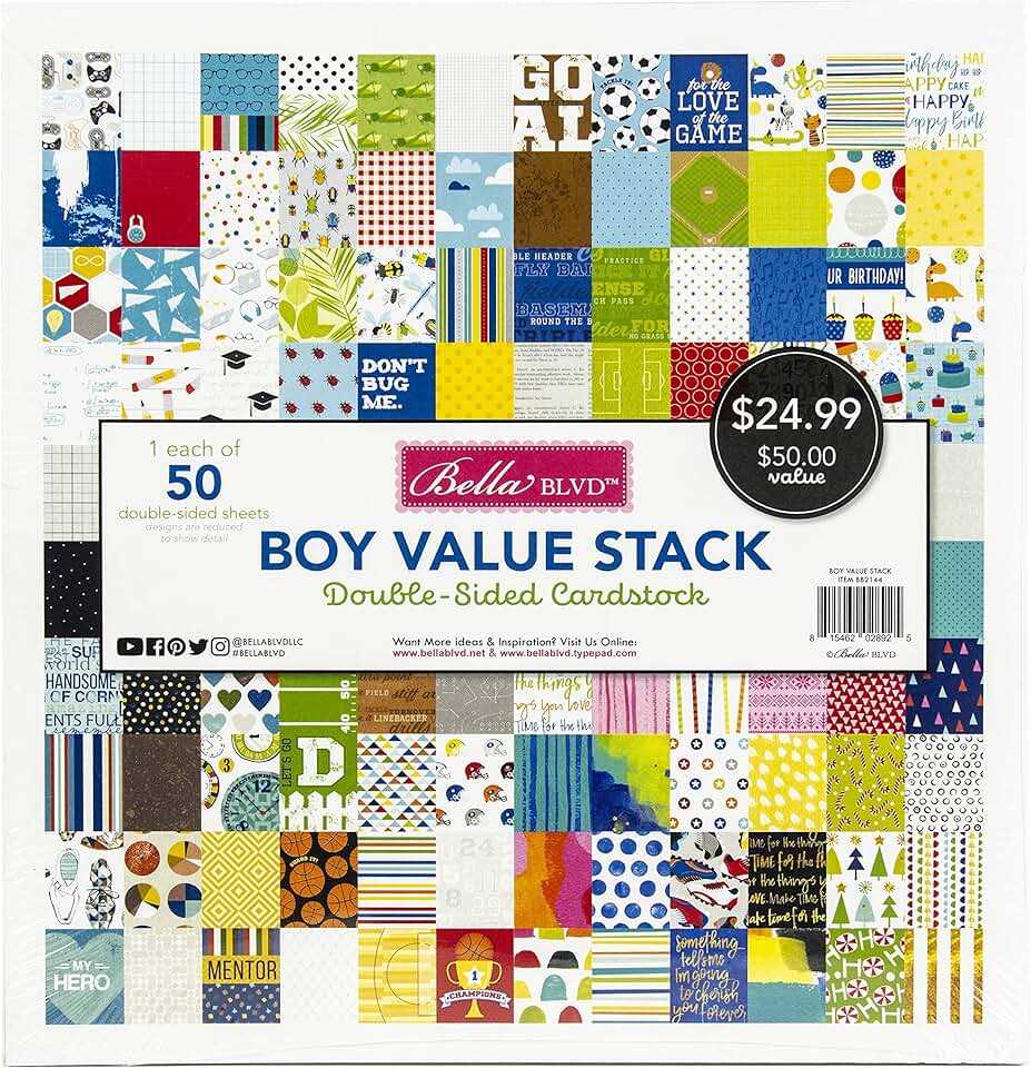 Boy Value Paper Stack