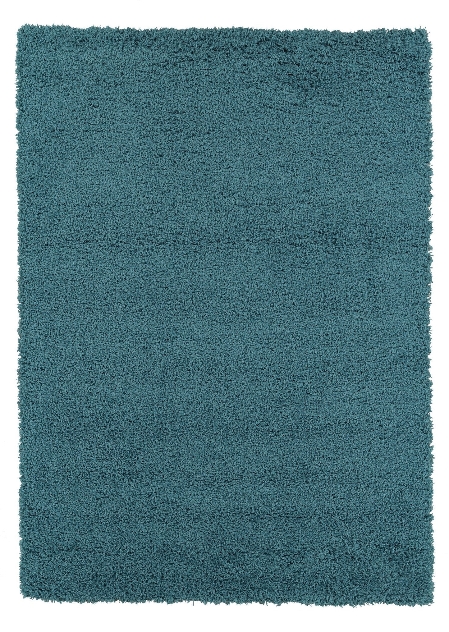 Cozy Shag Collection Turquoise Blue Solid Shag Rug (3'3"X4'7") Contemporary Living and Bedroom Soft Shag Area Rug