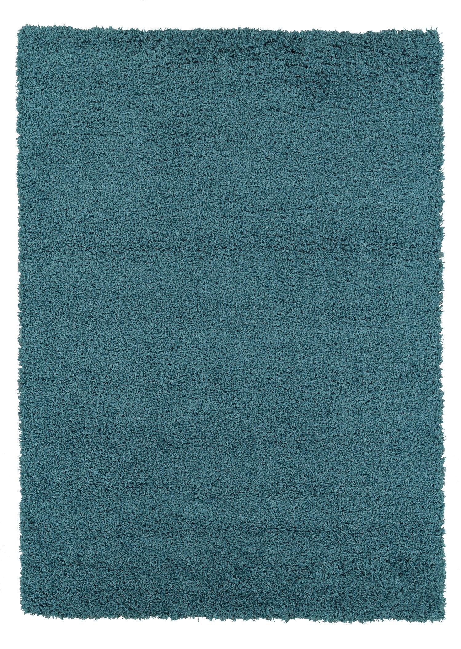 Cozy Shag Collection Turquoise Blue Solid Shag Rug (3'3"X4'7") Contemporary Living and Bedroom Soft Shag Area Rug