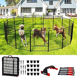 Outdoor Dog Fence, 36-inch High, Portable Playpen