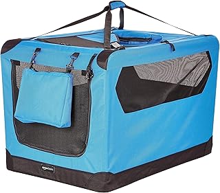 Portable Soft Dog Crate, 36 x 24 x 24 inches, Blue