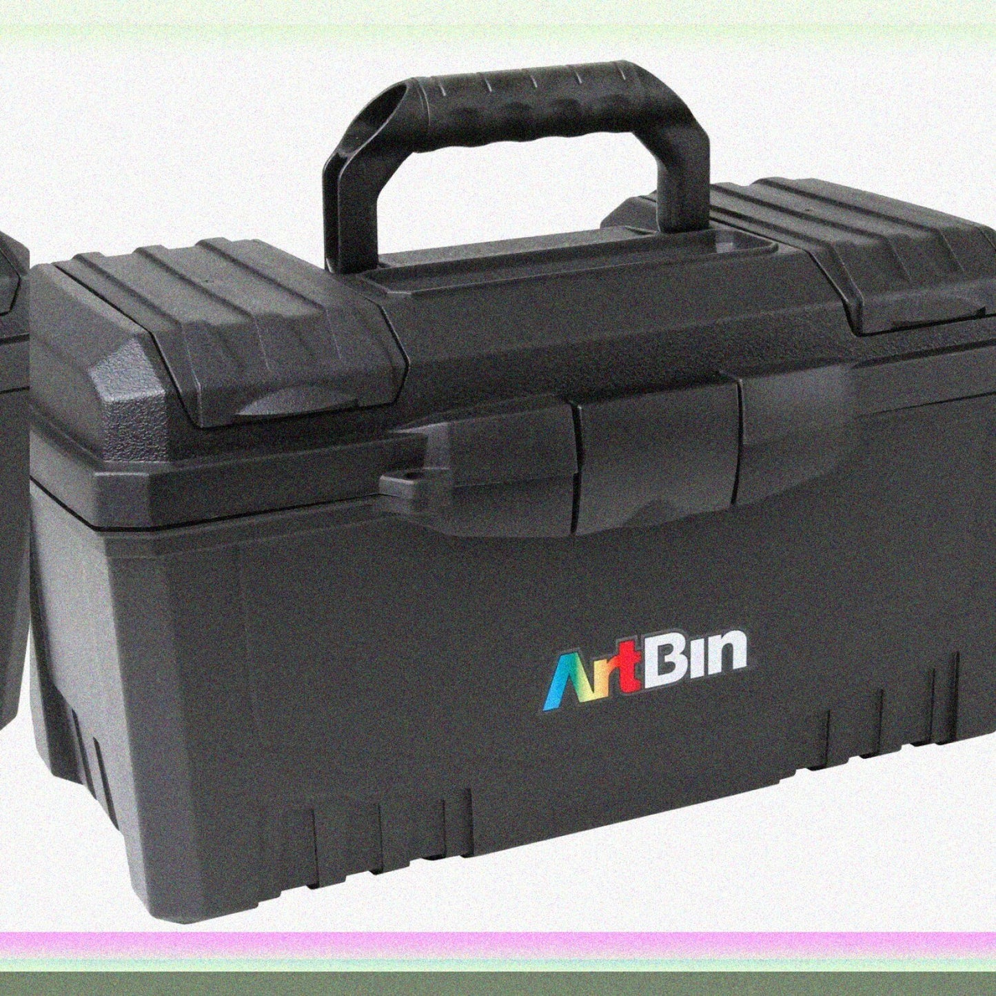 17 Inch Twin Top Supply Box Black
