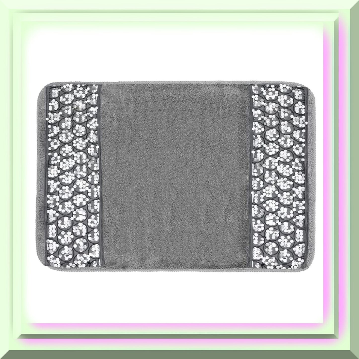 Sinatra Silver Rug 21x32 inches