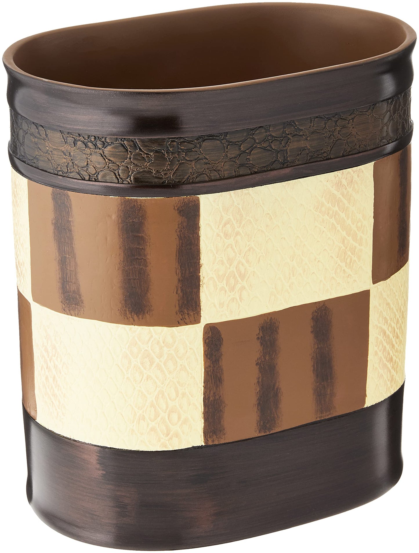Zambia Collection Waste Basket Chocolate
