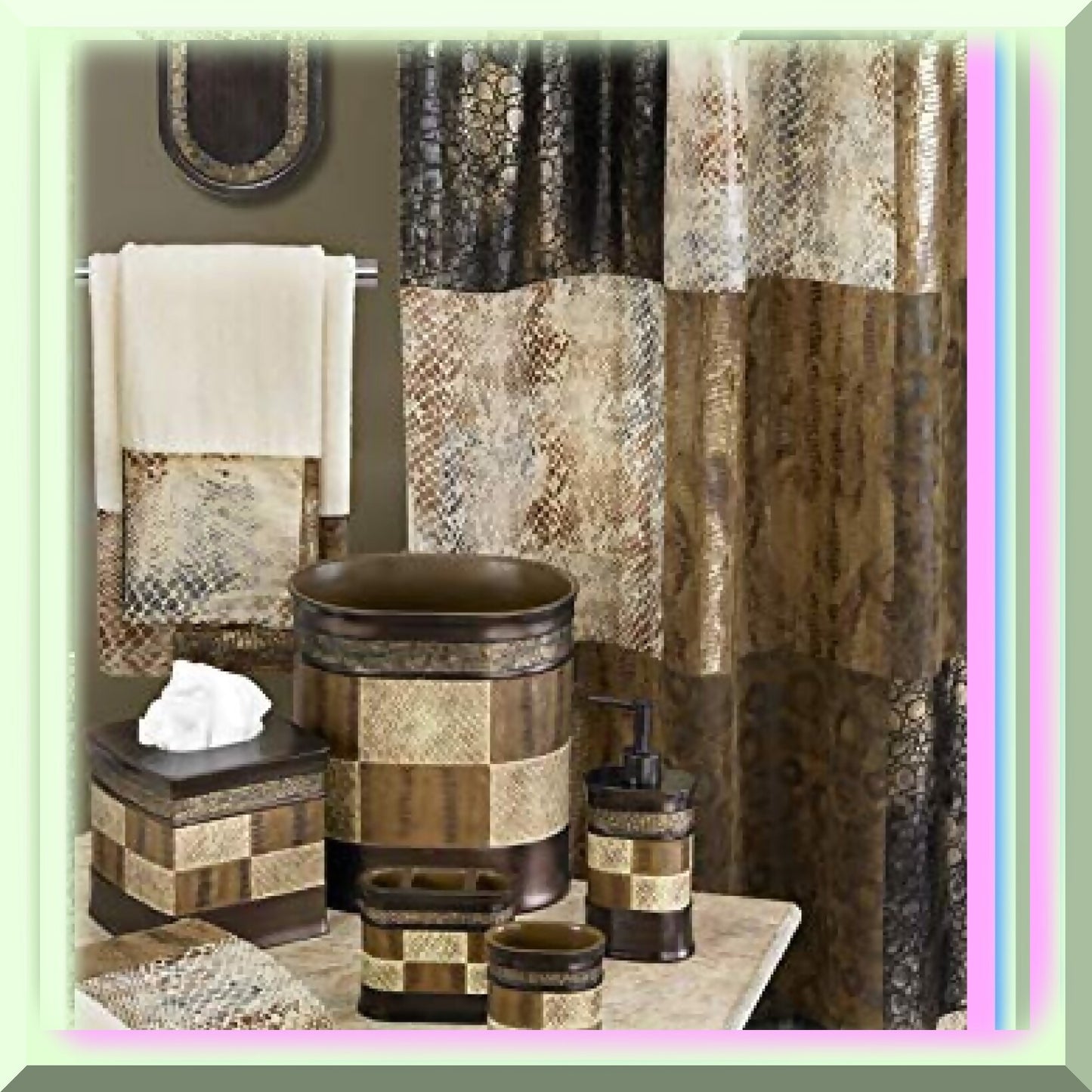 Zambia Collection Rug 21" x 32" Cotton/Polyester