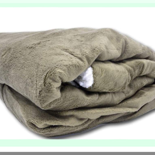 Evergreen Cozy Sherpa Throw Blanket - Super Soft, Warm Micro Fleece, Dark Olive Green, 50 x 60