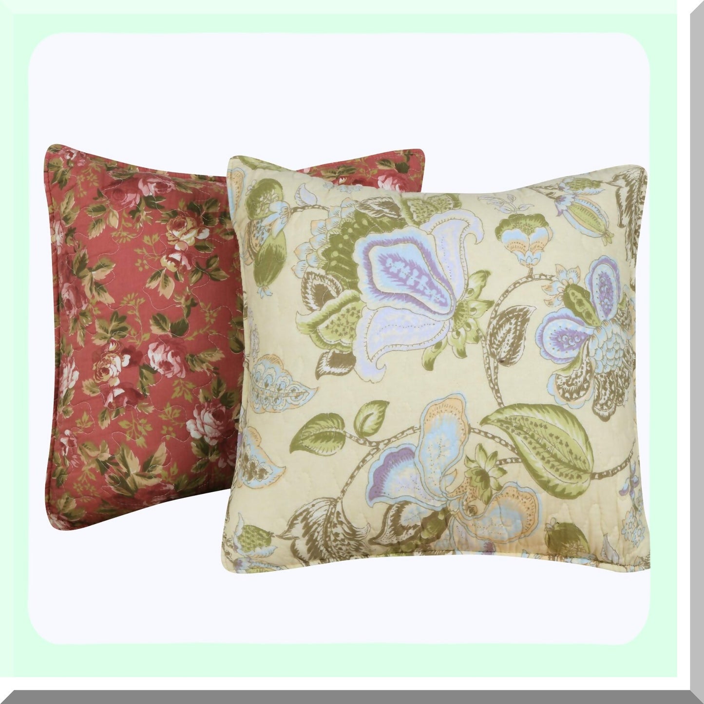 Prairie Bloom Multicolor Pillow Pair - Deco Accessories