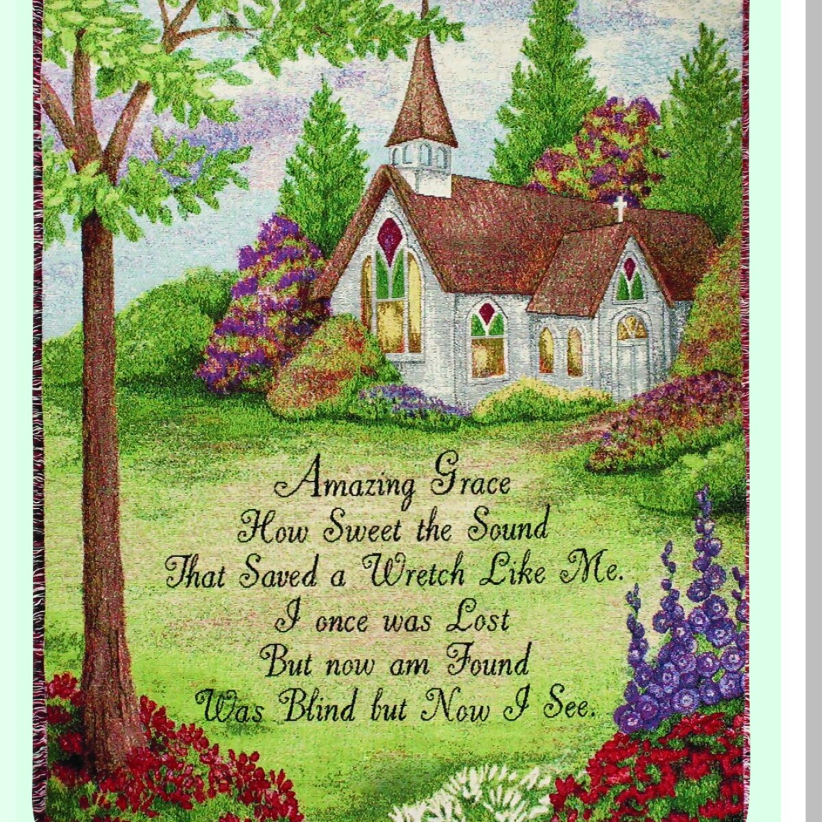 GracefulScenery 50x60 Tapestry Throw with Fringe - Scenic Design