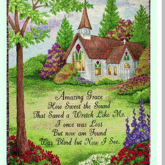 GracefulScenery 50x60 Tapestry Throw with Fringe - Scenic Design