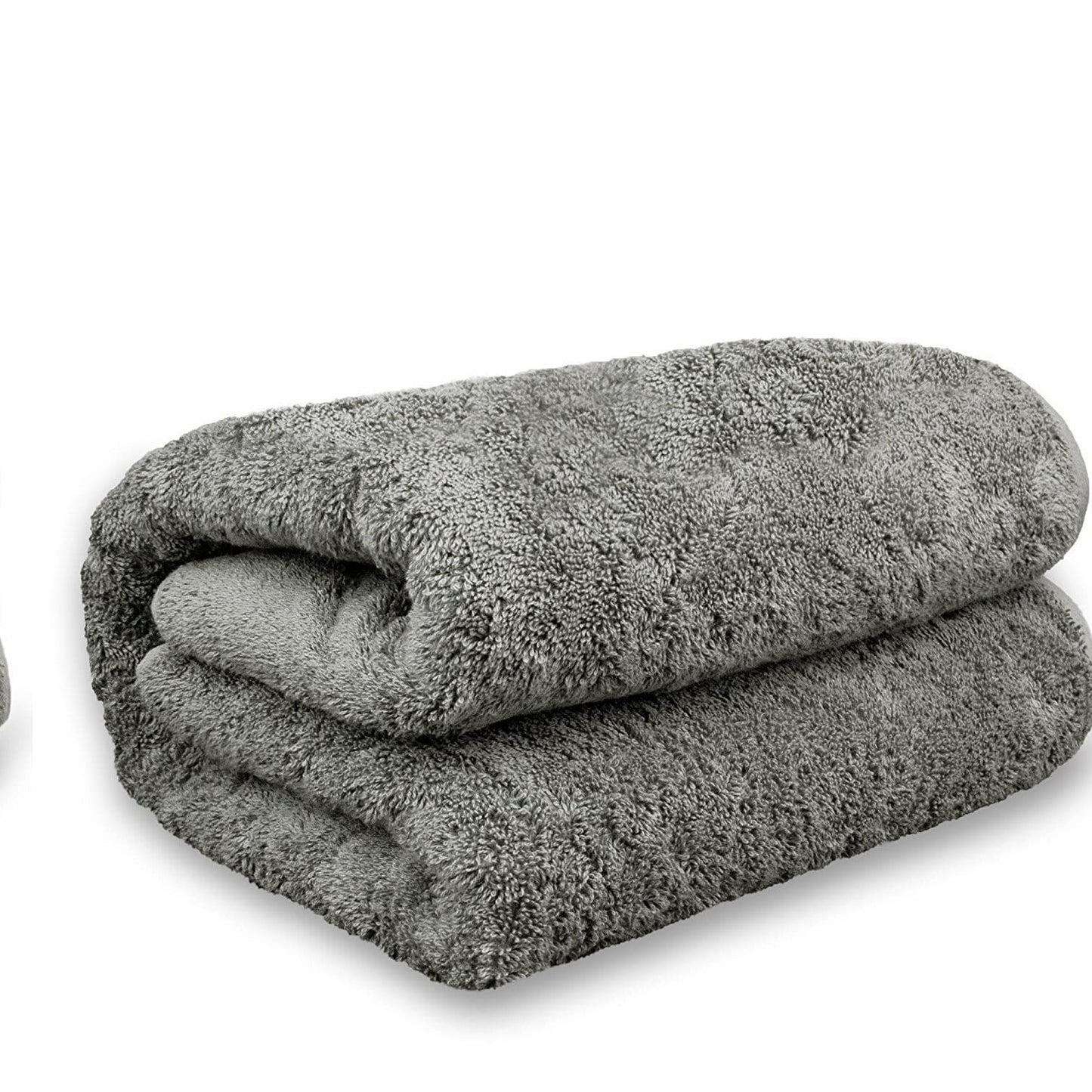 Turkish Oversized Bath Towel Gray 40x80 Inches