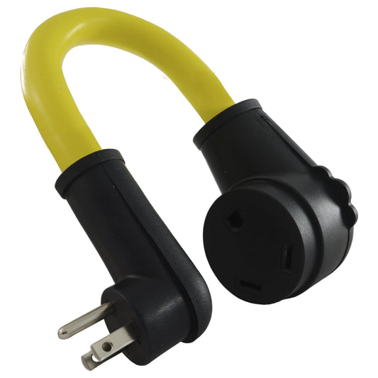 15 Amp to 30 Amp RV Pigtail Adapter for Easy Power Connection