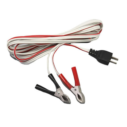 10 ft Generator DC Charging Cord with Clamps for Efficient Power Supply