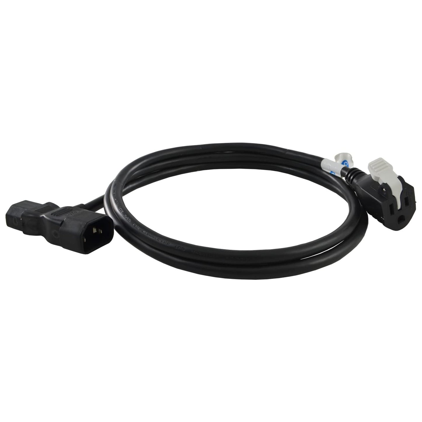 IEC C13/C14 to NEMA 5-15R T-Adapter Cord for 13Amp Power Connections