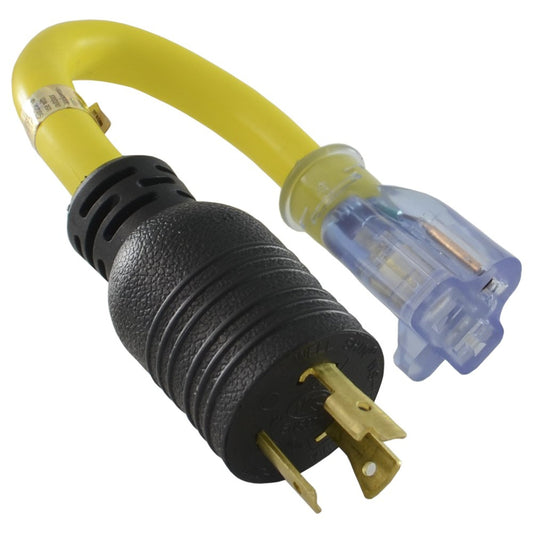 NEMA L5-20P to 5-15/20R Pigtail Adapter for Safe Power Connections