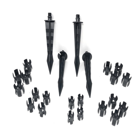 EcoBright Universal Solar Ground Light for Outdoor Illumination