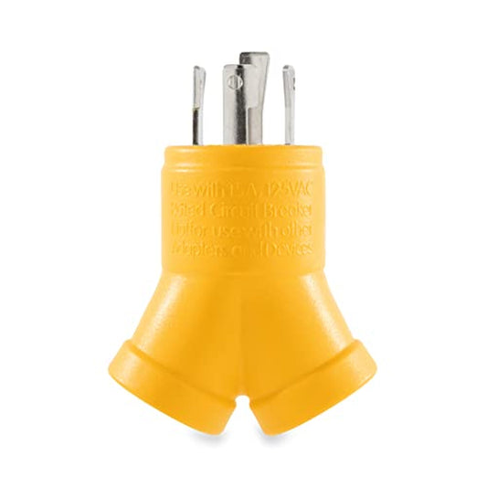 PowerGrip 30M Generator Adapter with 4-Prong Connector for Versatile Use