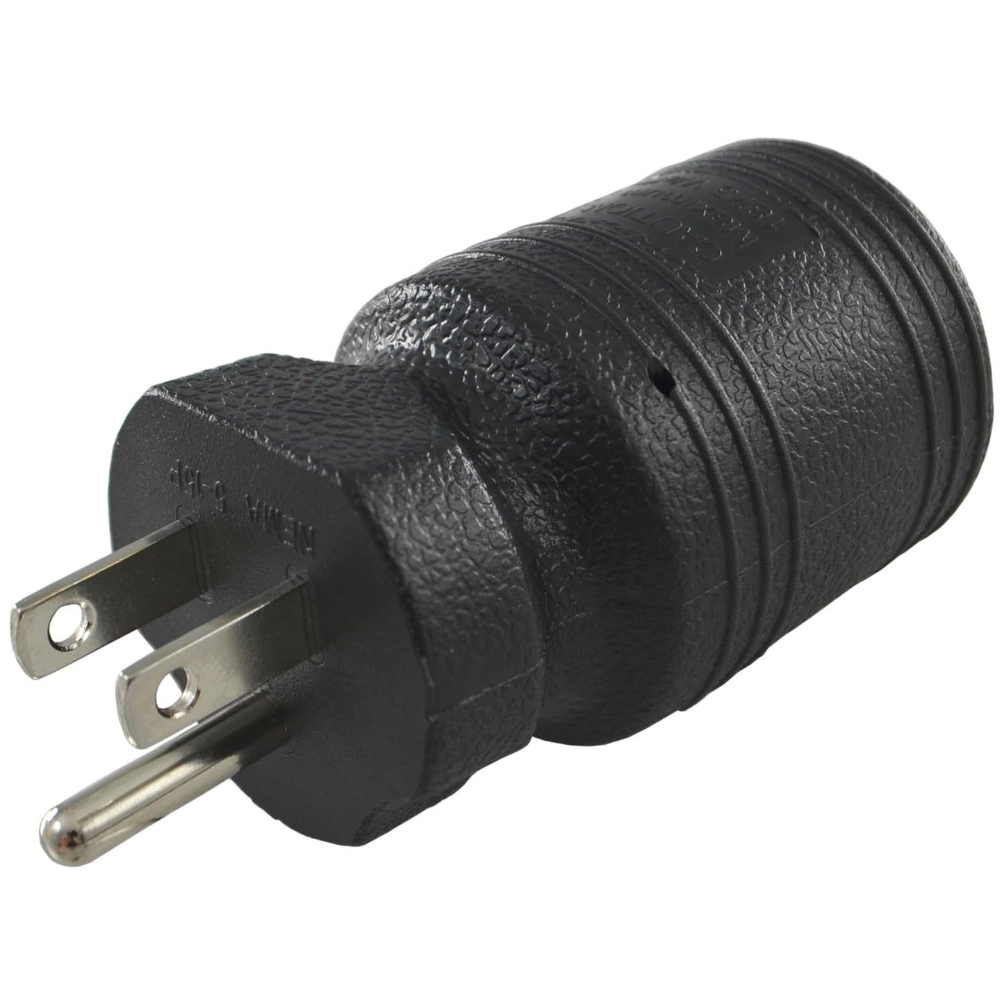 Versatile Black Locking Plug Adapter for Secure Connections