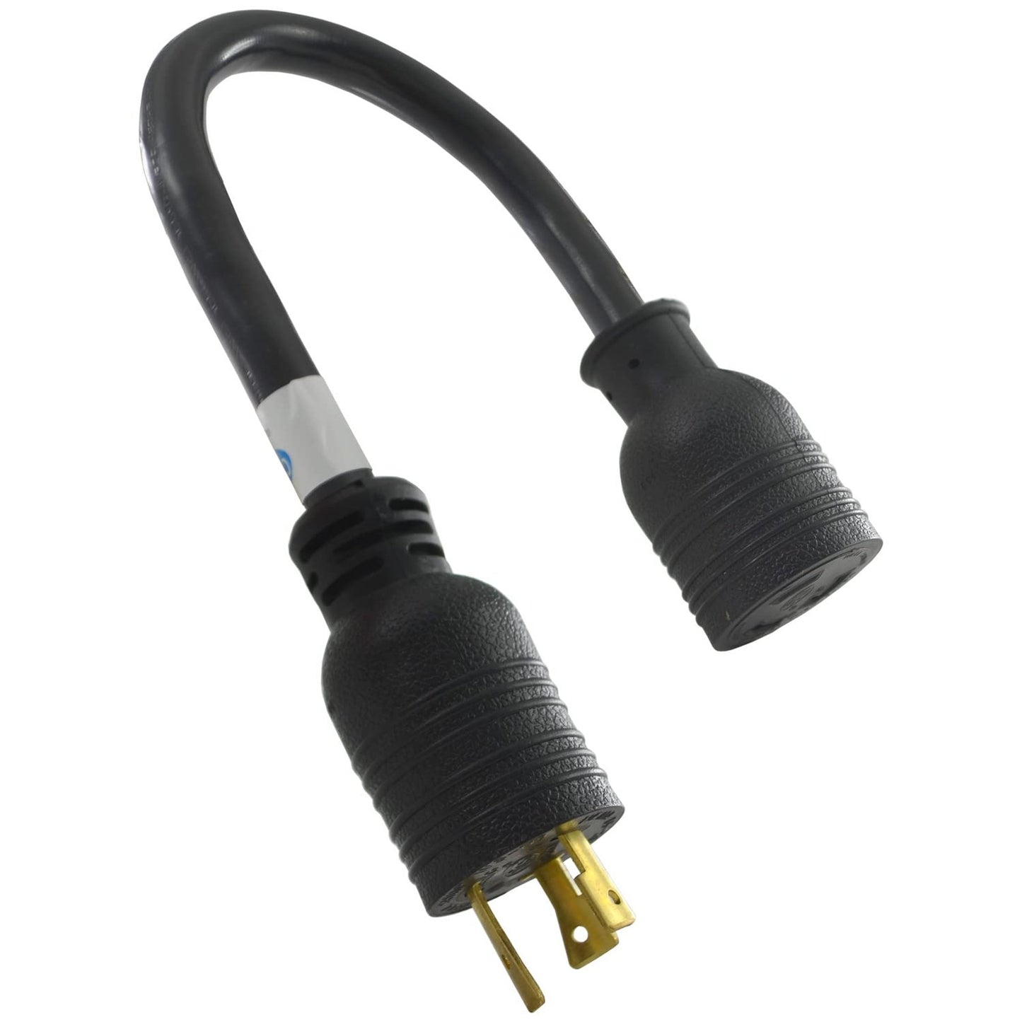 L6-20P to L6-30R Locking Adapter Cord for Secure Power Connections