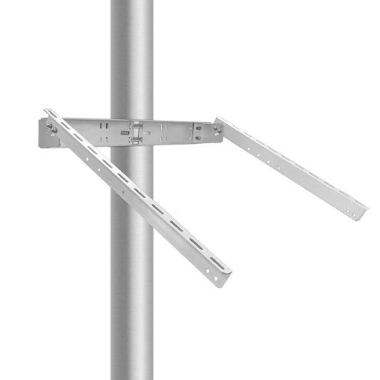 Versatile Heavy Duty Solar Panel Double Arm Wall Mount for 70-120W Modules