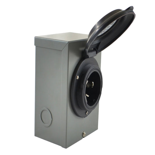 Power Inlet Box 50 Amps 125/250 Volts for Generators