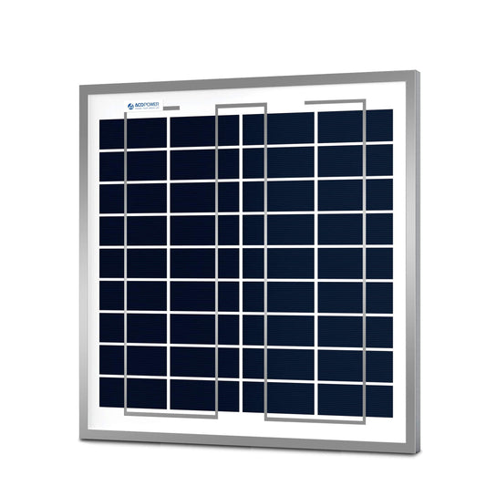 15W Polycrystalline Solar Panel for Efficient 12V Battery Charging