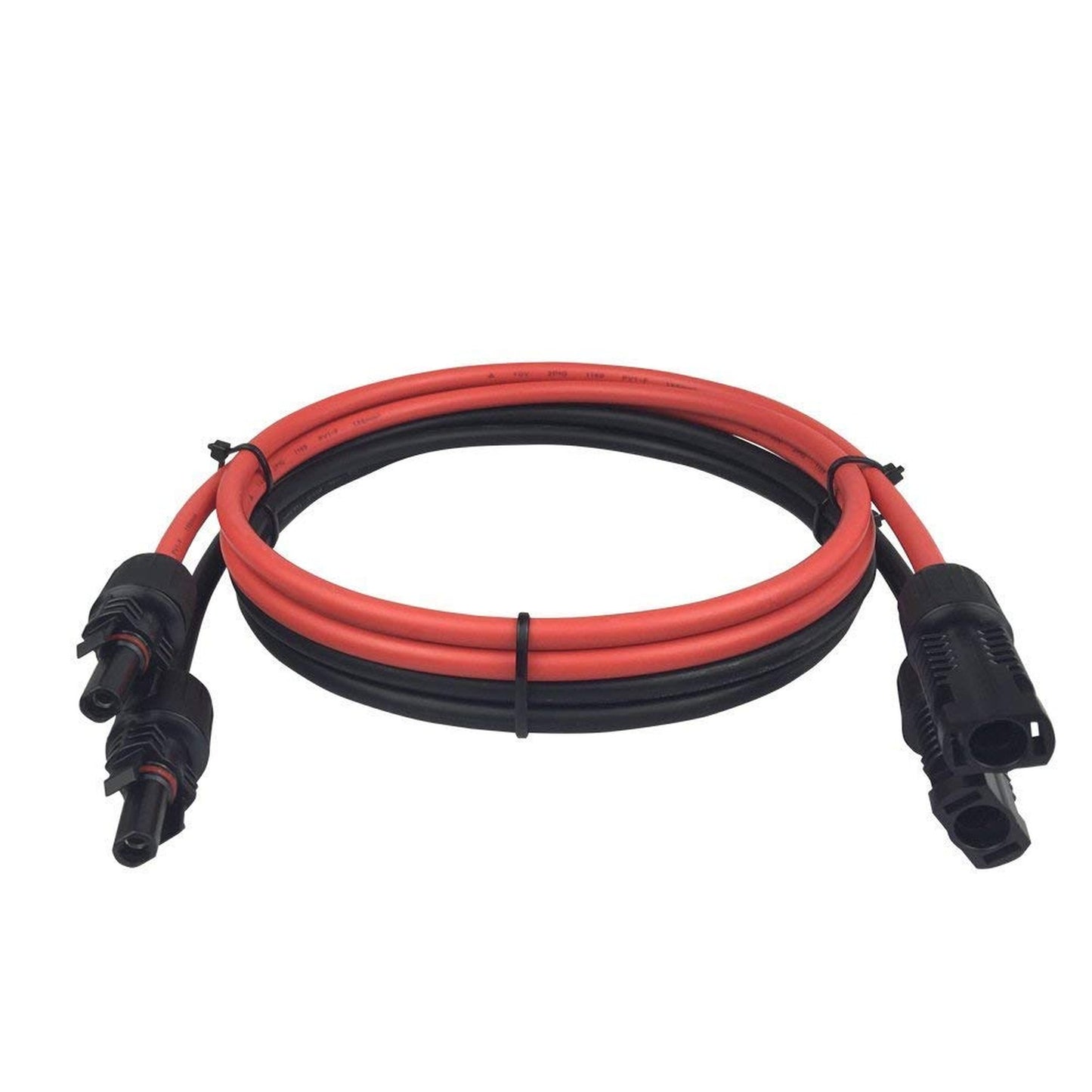5FT 12AWG Solar Extension Cable Kit with Male and Female Connectors