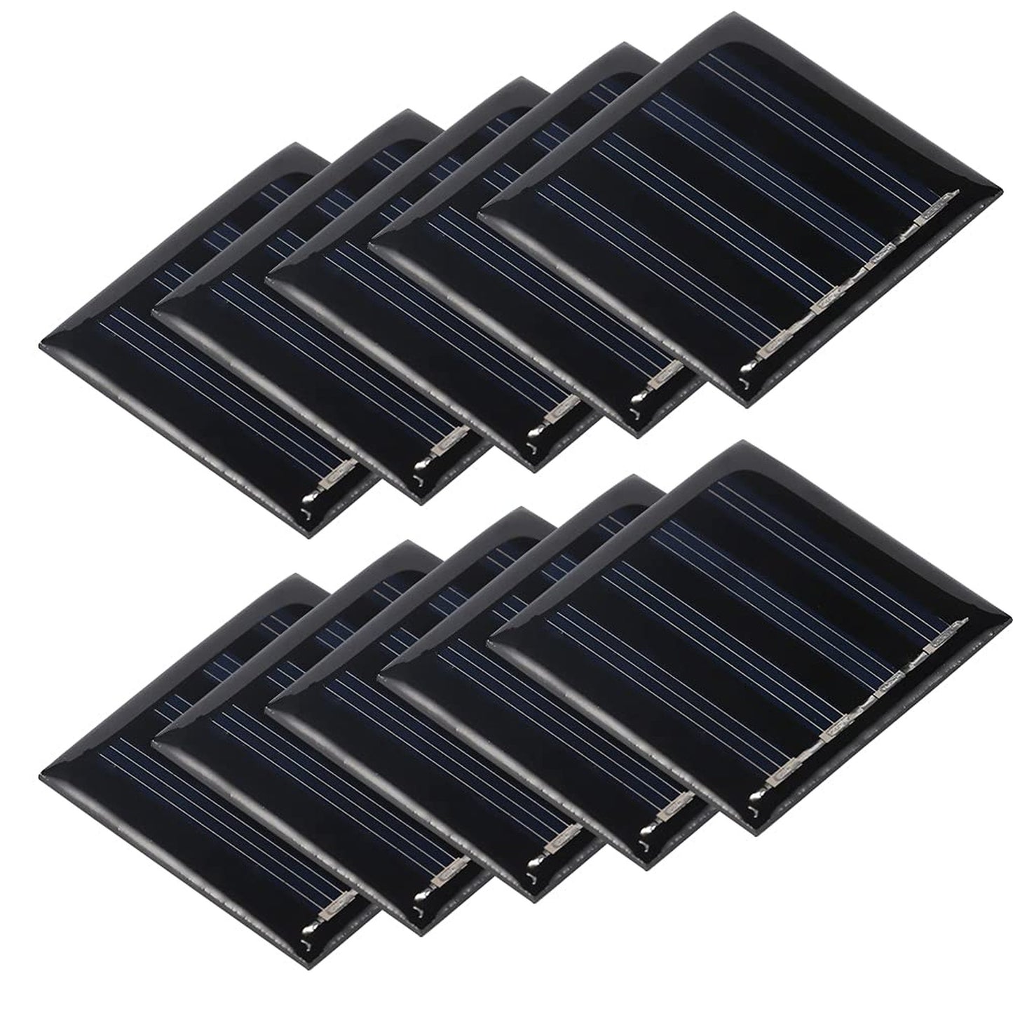 10-Pack Mini Solar Cell Panels for DIY Projects and Portable Power Solutions
