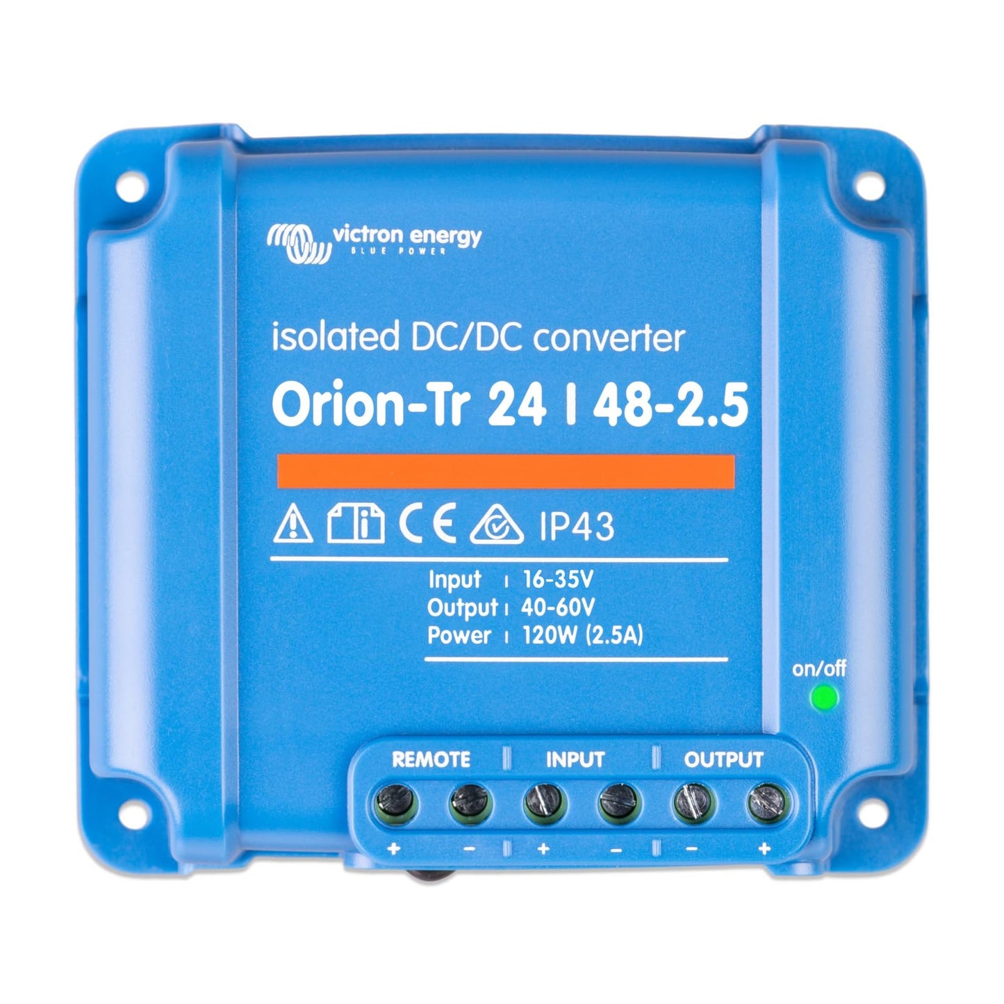 Orion IP43 Isolated DC-DC Converter 24/48V 2.5A 120W Power Supply