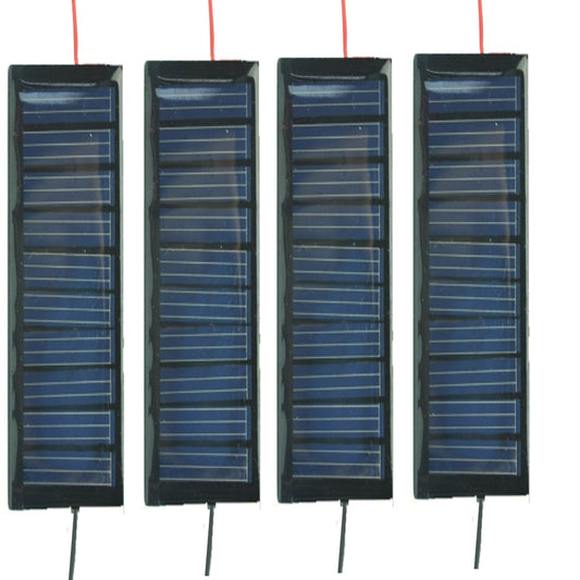 Compact 5V Solar Cells for DIY Projects and Toys - 4 Pack