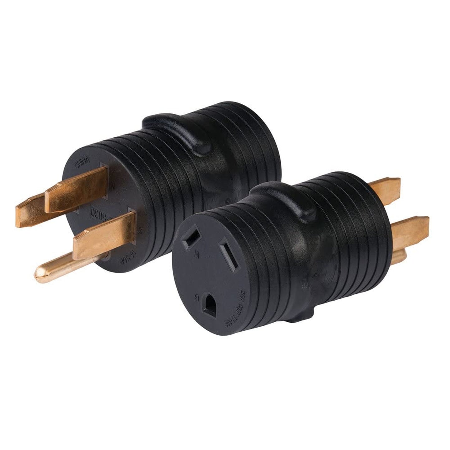 Versatile 50A to 30A Straight-Blade RV Adapter for Weekend Adventures
