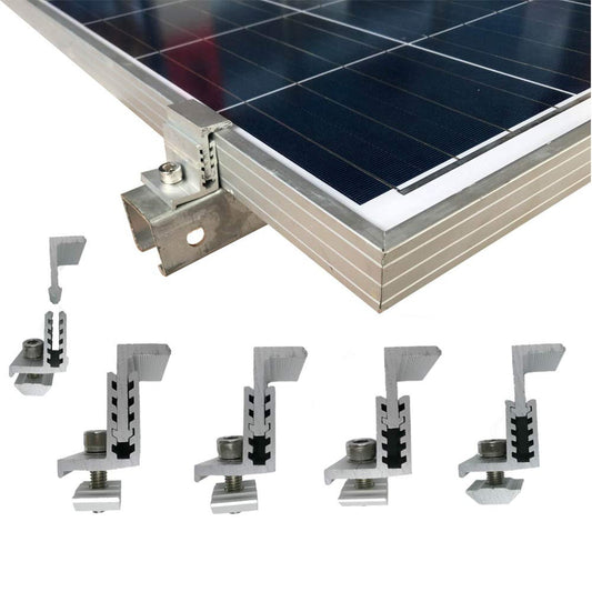 Adjustable Solar Panel Z Bracket Mounting Kit for Easy Installation