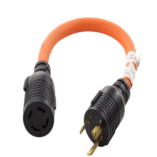 30Amp L5-30 to L14-30 Inlet Box Adapter for Generators and Switches