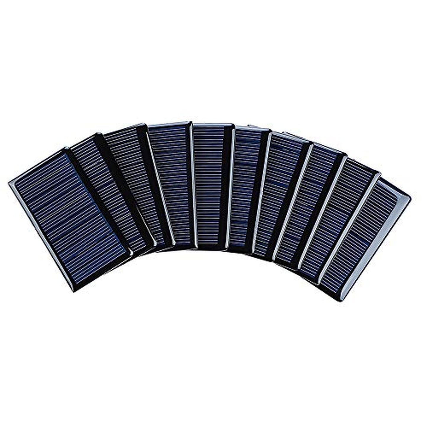 10-Pack 5V 60mA Polycrystalline Epoxy Solar Cells for DIY Projects