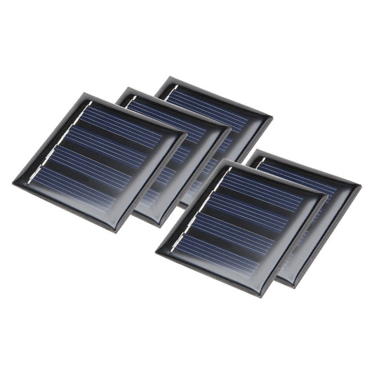 5-Pack 2V 80mA Mini Solar Cell Panels for DIY Projects and Charging