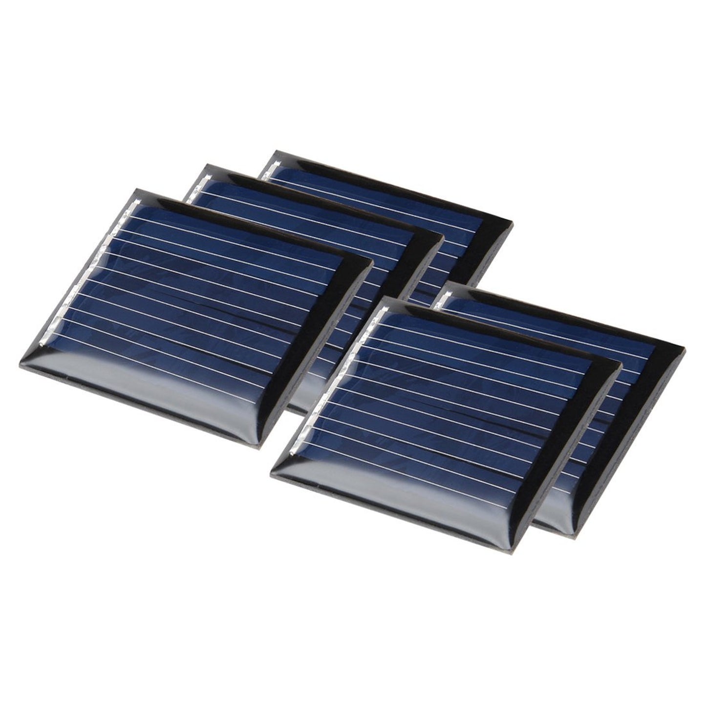 Mini Solar Cell Panel Set for DIY Light Toys and Chargers - 5 Pack