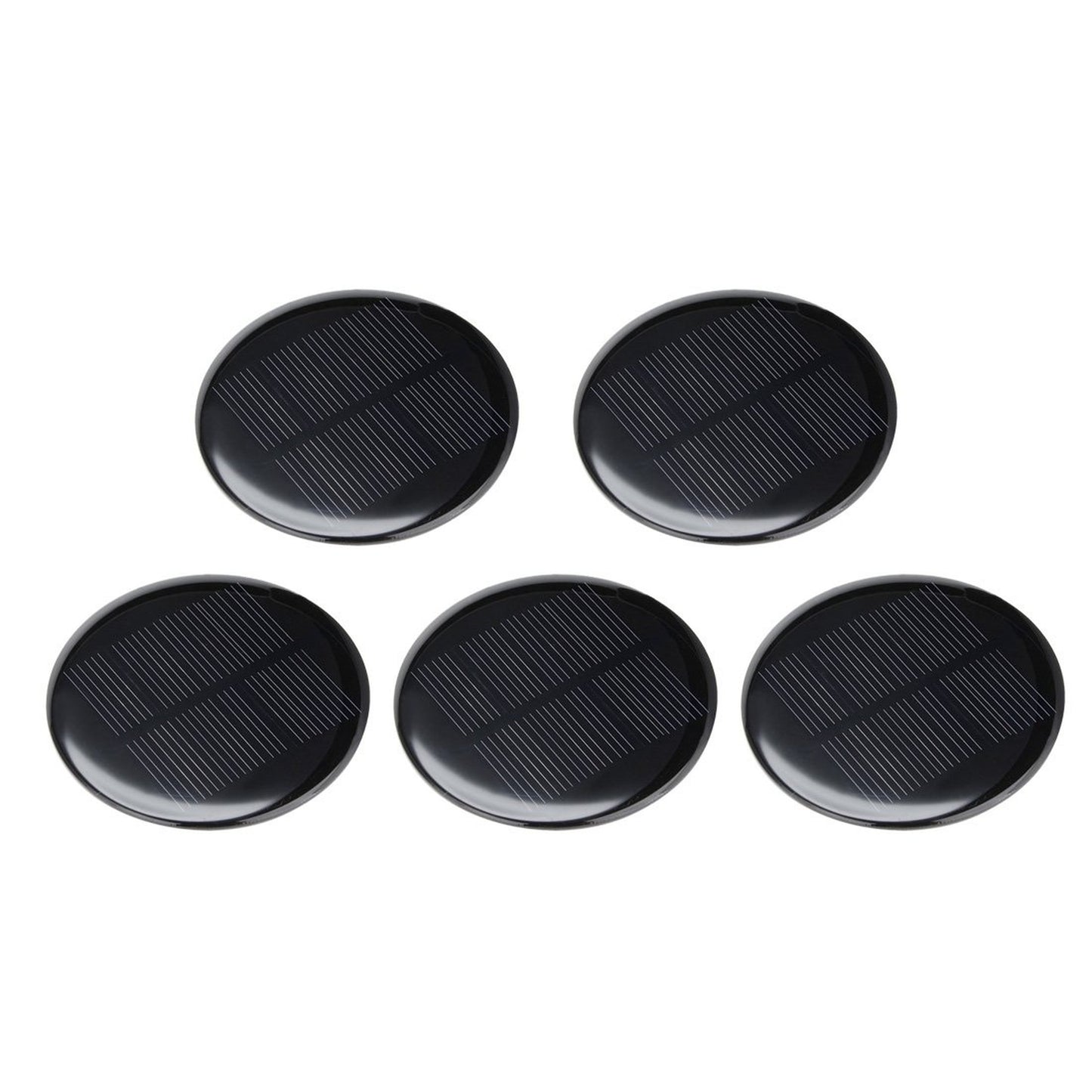 5Pcs 4V 80mA Mini Round Solar Cell Panels for DIY Light Projects