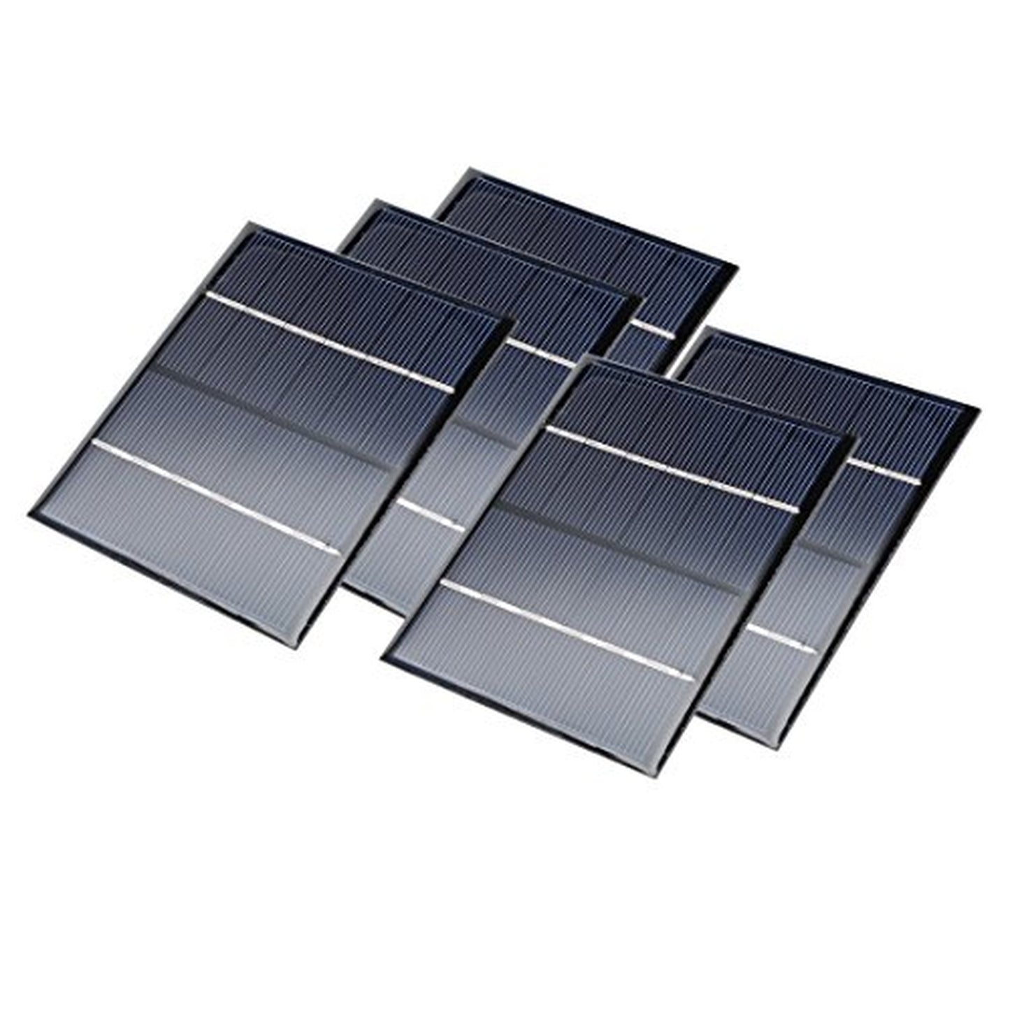 5Pcs 6V 200mA Mini Solar Panel Module for DIY Light and Toy Charging