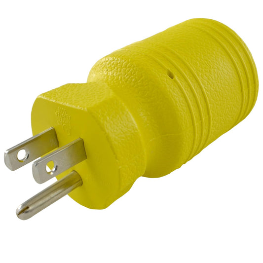 BrightConnect Yellow Plug Adapter for Global Travel Compatibility