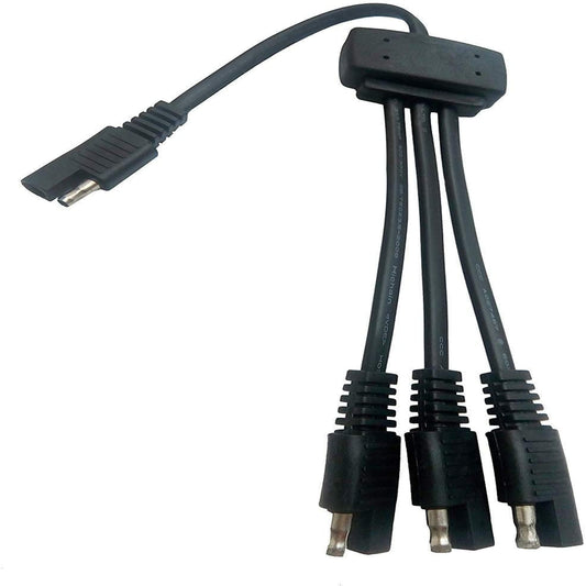SAE Connector Panel Combiner 3-in-1 Battery Charger Extension Wire