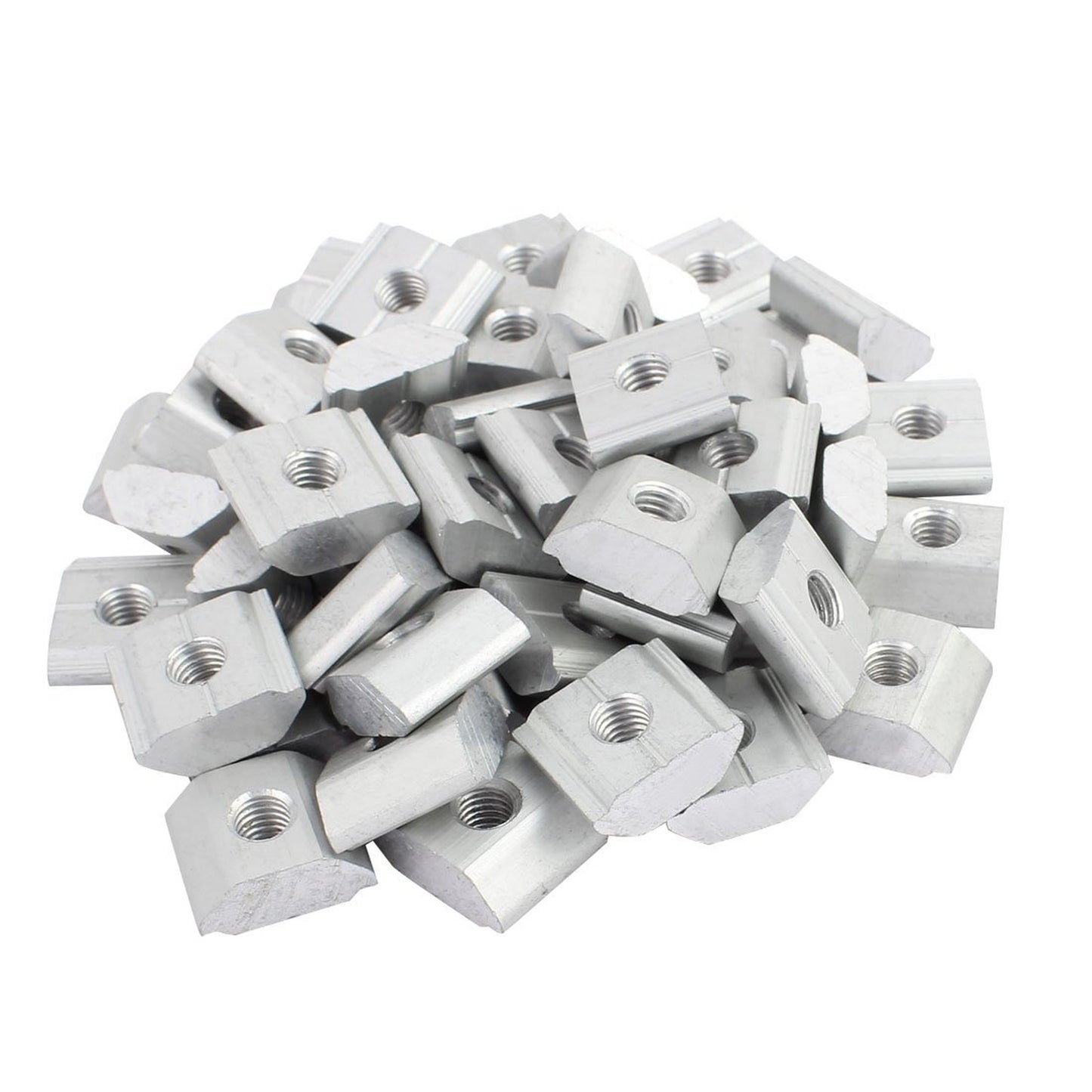 Aluminum Solar Panel Mounting Brackets 50Pcs Mid Clamp Set for Framed Panels