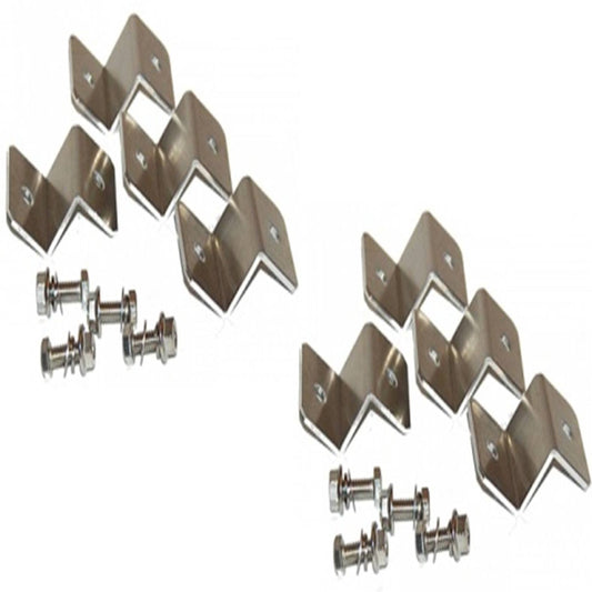 Solar Panel Z Bracket Mounting Kit for RVs and Boats