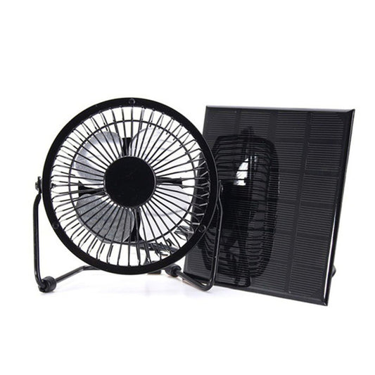 Eco-Friendly 3W 6V Solar USB Mini Fan for Camping and Outdoor Use