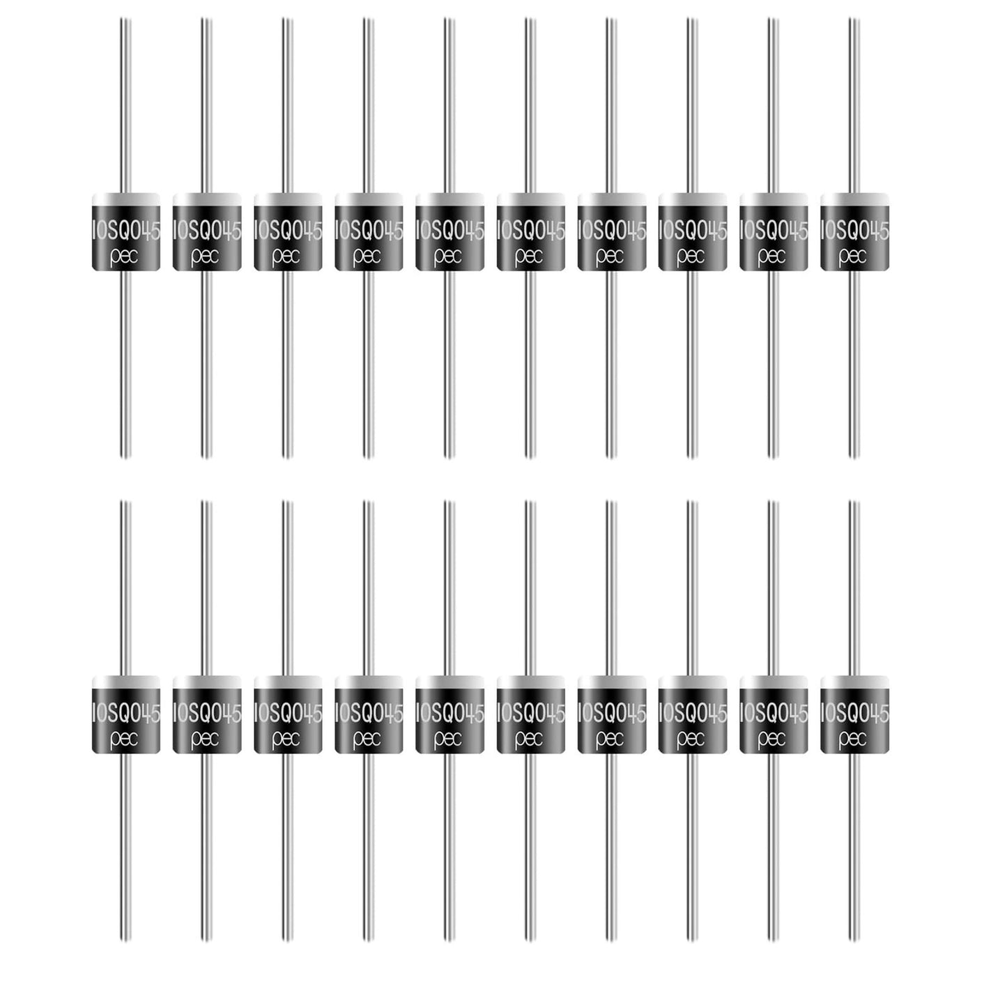 20 Pack 10A 45V Schottky Diodes for Solar and Wind Energy Systems