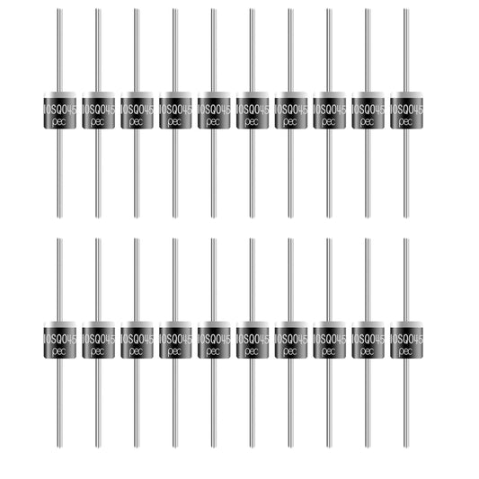 20 Pack 10A 45V Schottky Diodes for Solar and Wind Energy Systems