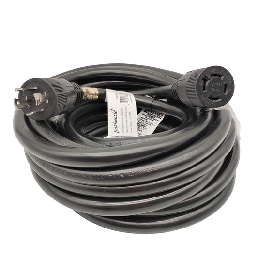 Heavy-Duty 25FT 20 AMP NEMA L14-20 4-Prong Generator Extension Cord